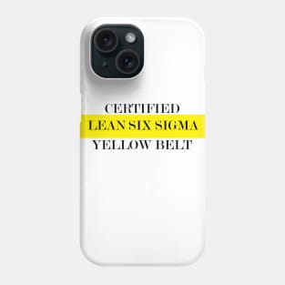 LeanSS Yellow Belt Phone Case