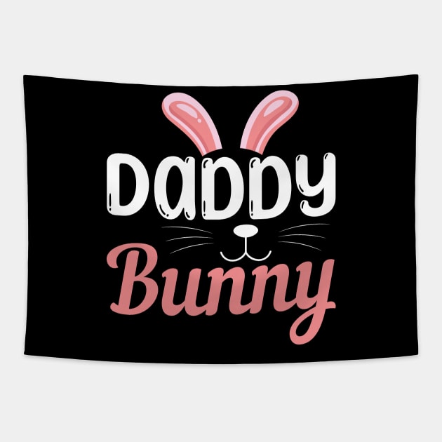 DADDY bunny Happy Easter Day 2023 Tapestry by Fun Planet