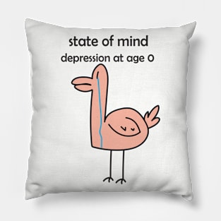 state of mind Pillow