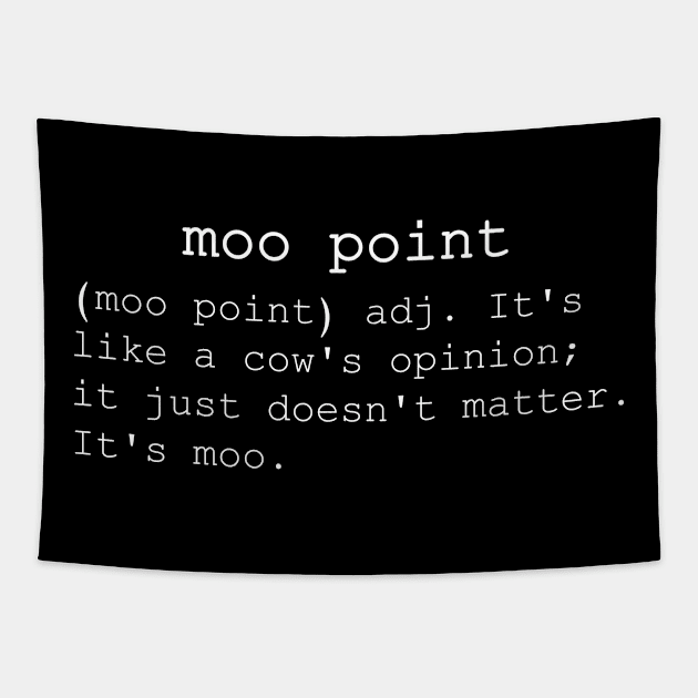 Moo Point Tapestry by Fusion Designs