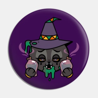 Lets All Get WITCH Faced Pin
