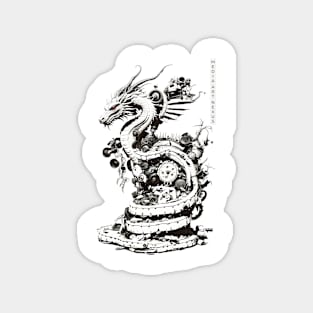 Industrial Dragon Design series 8 Magnet