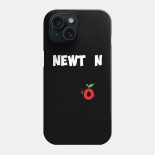 Newton Scientist Gravity Text Phone Case