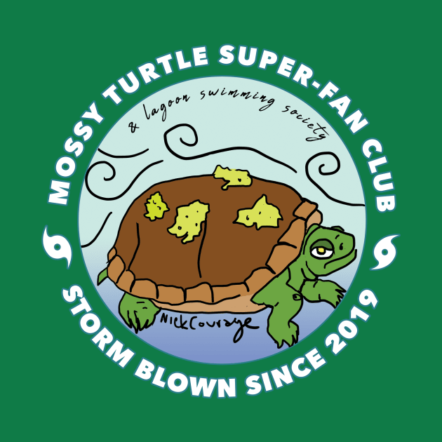 Mossy Turtle Super-Fan Club (& Lagoon Swimming Society) by Nick Courage HQ