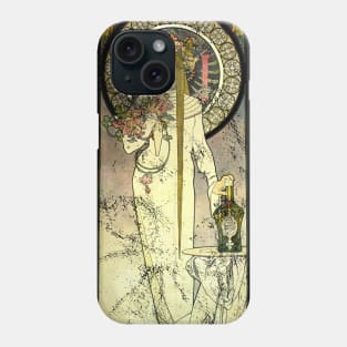 Art Nouveau - La Trappistine Alphonse Mucha Vintage Phone Case