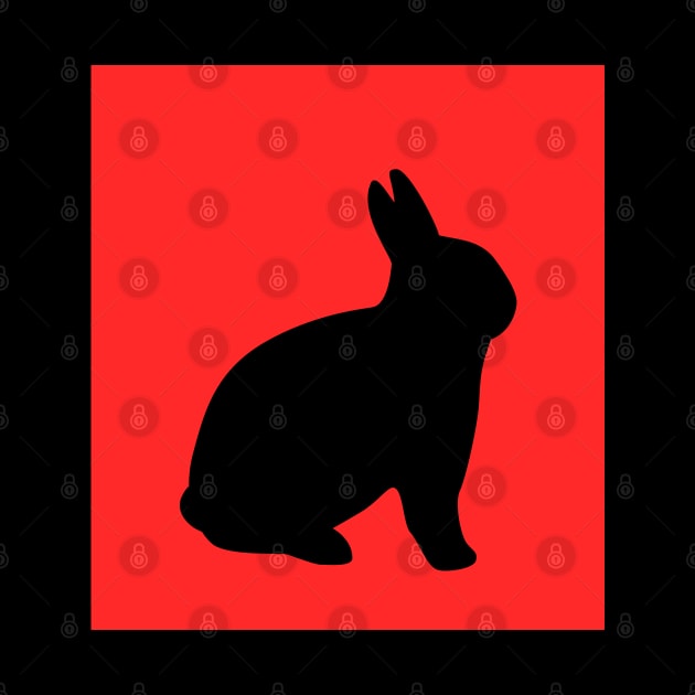 Rabbit in red by Times6ix