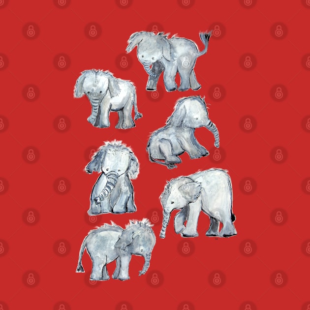 Little Elephants by msmart