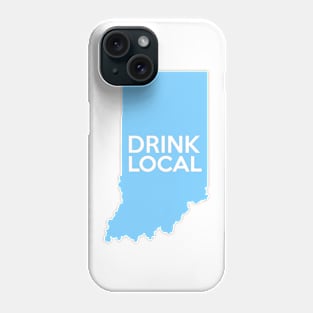 Indiana Drink Local IN Blue Phone Case