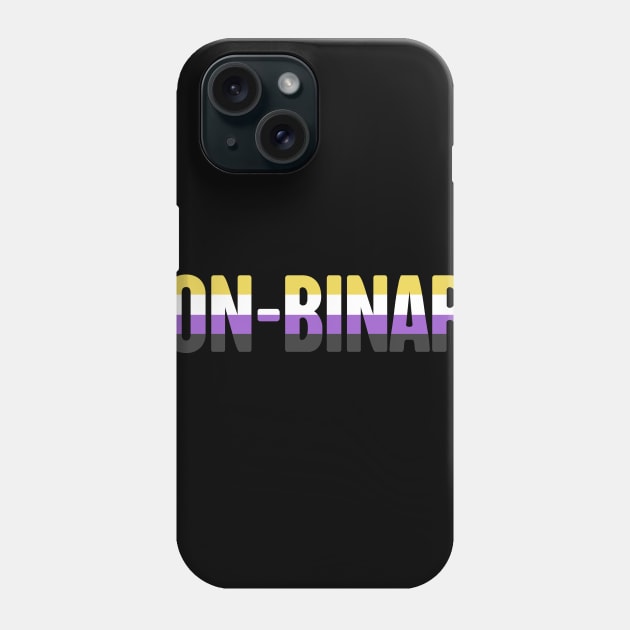 Non-Binary Pride Flag | Gender Identity Genderqueer Phone Case by MeatMan