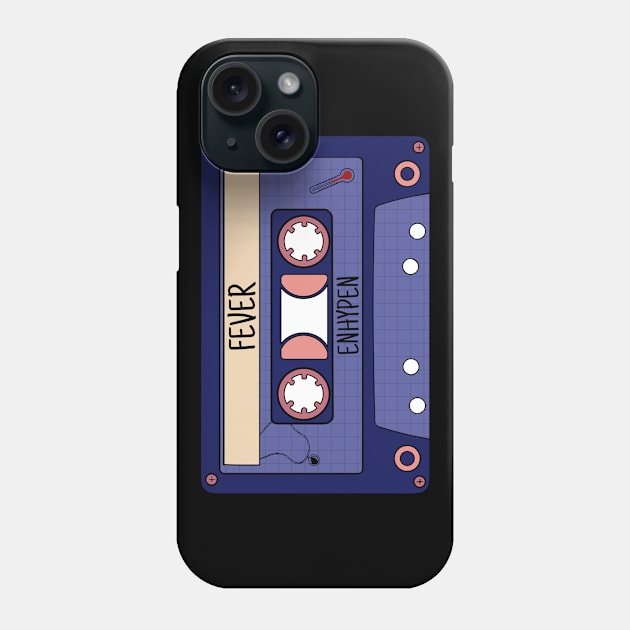 ENHYPEN Fever Cassette Tape Phone Case by Orchyd