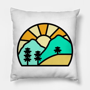 Mountain Flower Pillow