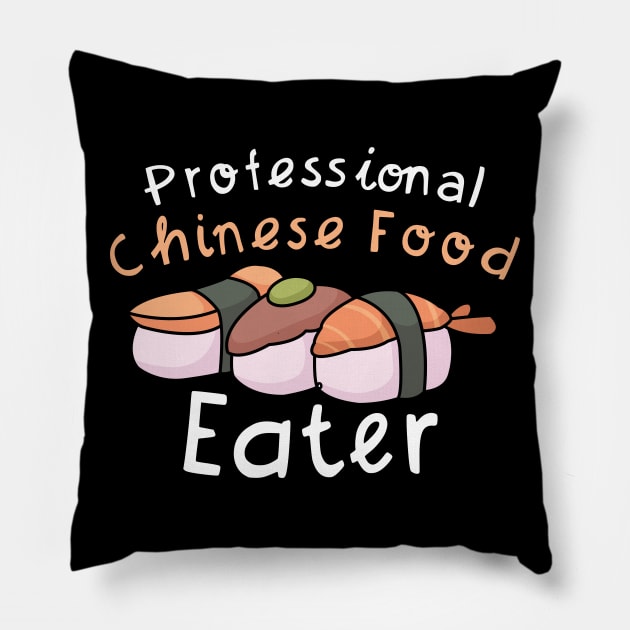 Professional Chinese Food Eater Pillow by maxcode