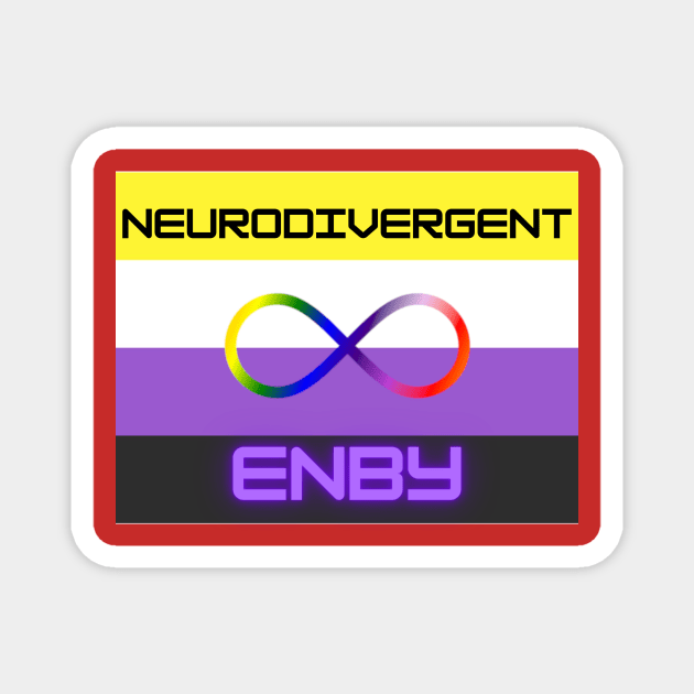 ND Enby Magnet by Autistic_Viking