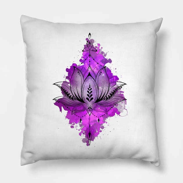 Mother Lotus Pillow by Abati