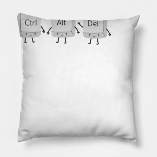 Cool Computer T-Shirt Pillow