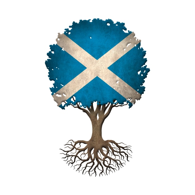 Tree of Life with Scottish Flag by jeffbartels