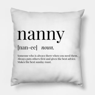 Nanny Definition Pillow