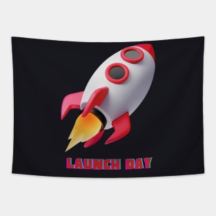 LAUNCH DAY Tapestry