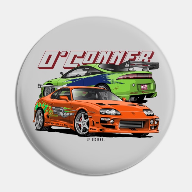 Supra Mk IV & Eclipse - The Fast And Furious Pin by LpDesigns_