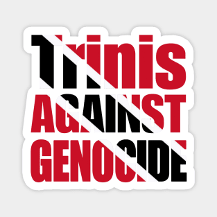 Trinis Against Genocide - Flag Colors - Back Magnet