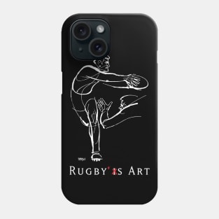 Rugby Pass White by PPereyra Phone Case