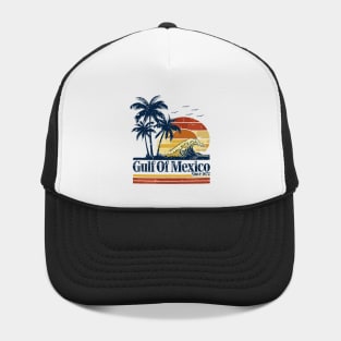 Gulf of Mexico Since 1672 Retro Vintage Beach Hat