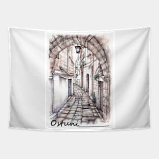 Ostuni - BR, Valle d' Itria, Puglia, Italy Tapestry