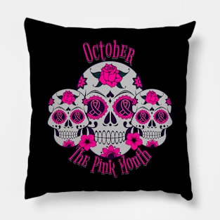 October The Pink Month Pillow