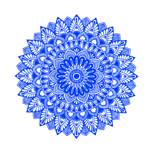 Mandala (blue) T-Shirt