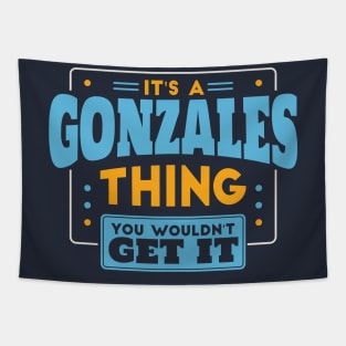 It's a Gonzales Thing, You Wouldn't Get It // Barnes Family Last Name Tapestry