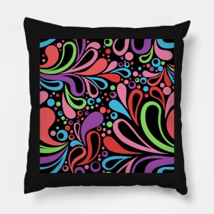 Hippie Love Splashes Pillow