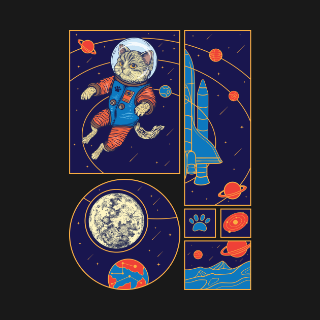 Cat Astronaut by Pintalsari