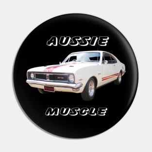 HT Monaro white Aussie Muscle Pin