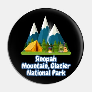 Sinopah Mountain, Glacier National Park Pin