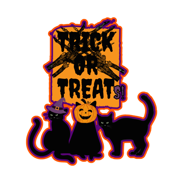 Trick or Treats Spooky Cats by Designs_by_KC