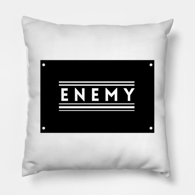 My Enemy Pillow by TEXTTURED