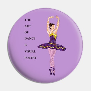 The art of ballet Pin