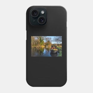 Narrowboats At Woolhampton Phone Case