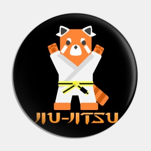 Jiu Jitsu Panda -Yellow Black Belt- Pin