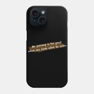 Journey Of The Seeks - Black Phone Case