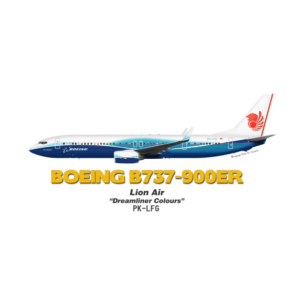 Boeing B737-900ER - Lion Air "Dreamliner Colours" by TheArtofFlying