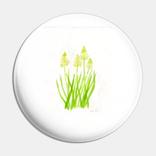 White pearl flowers Pin