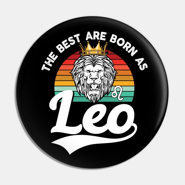 Lion graphic art July August Birthday design Leo Zodiac sign Pin by UNXart