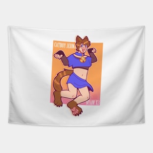 Catboy Jerma Tapestry