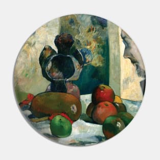 Still Life with Profile of Laval by Paul Gauguin Pin