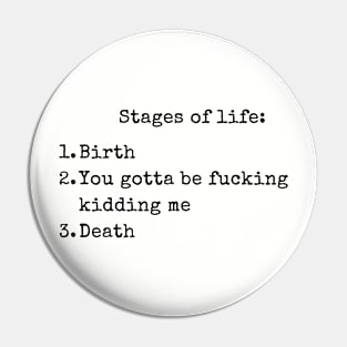 Stages of Life Pin