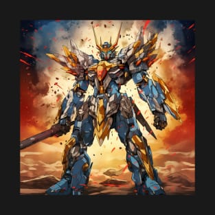 Gundam Anime Character Design T-Shirt