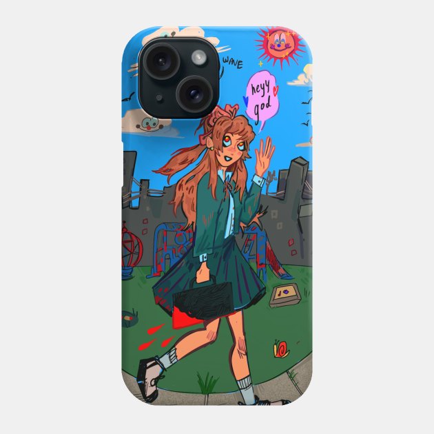 Hey girl Phone Case by snowpiart