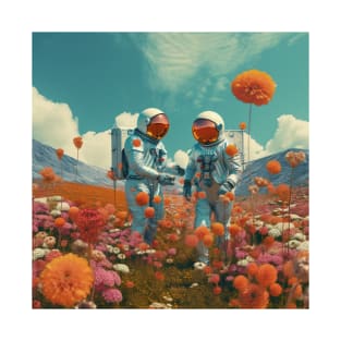 Picking Flowers in an Alien World T-Shirt