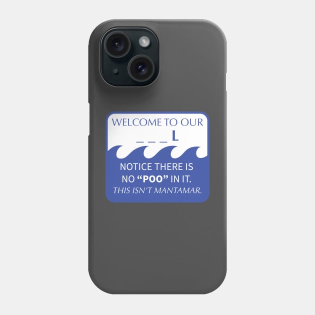 Mantamar Beefdump Phone Case by Ndanceart